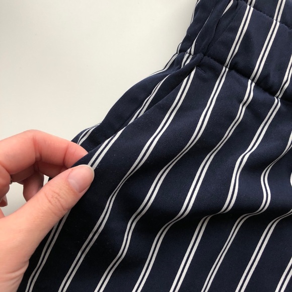 Dynamite Karlie Striped Culotte Pant - Picture 5 of 6